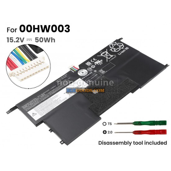 15.2V  50Wh  4 cells  Li-Polymer  Black
